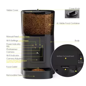 Smart WiFi Automatic Pet Feeder – 6L Capacity